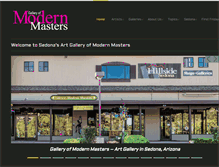 Tablet Screenshot of galleryofmodernmasters.com